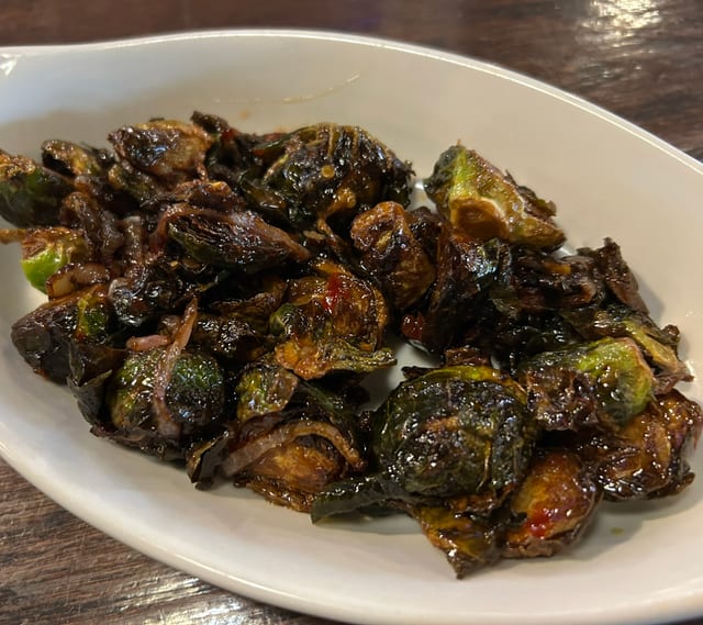 Crispy Brussel Sprouts.