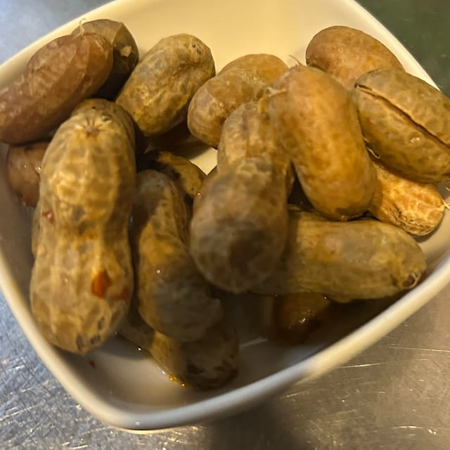 Cajun Boiled Peanuts.