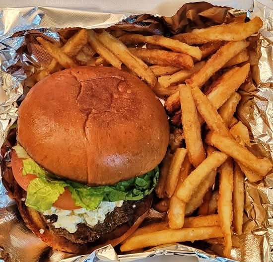 Blackshear & Blue Burger.