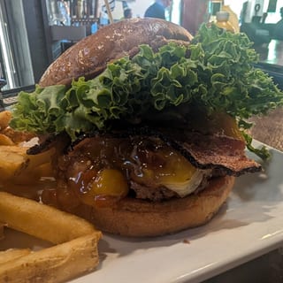 Jersey Peach Burger